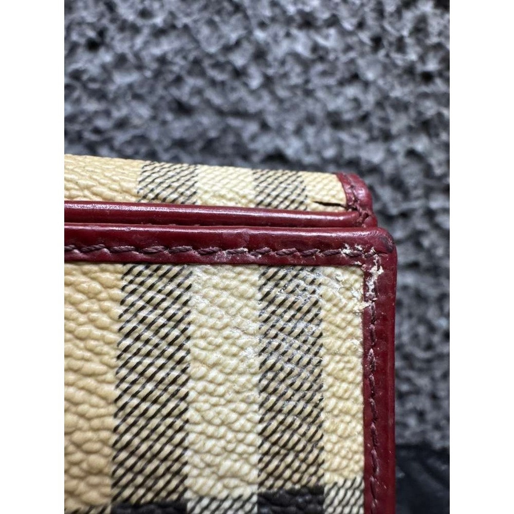 Vintage Burberry London Women's Nova Check Leather Trim‎ Bifold Wallet Beige - Picture 6 of 9
